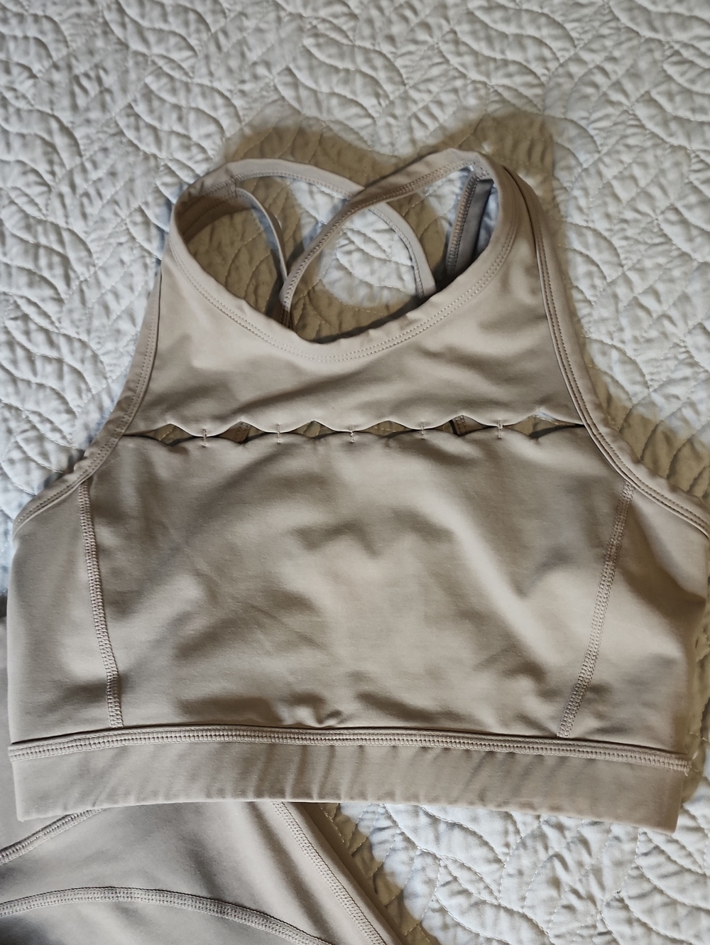 Mono B Medium 2 Piece Athletic Wear Bra Pants - Picture 2 of 7